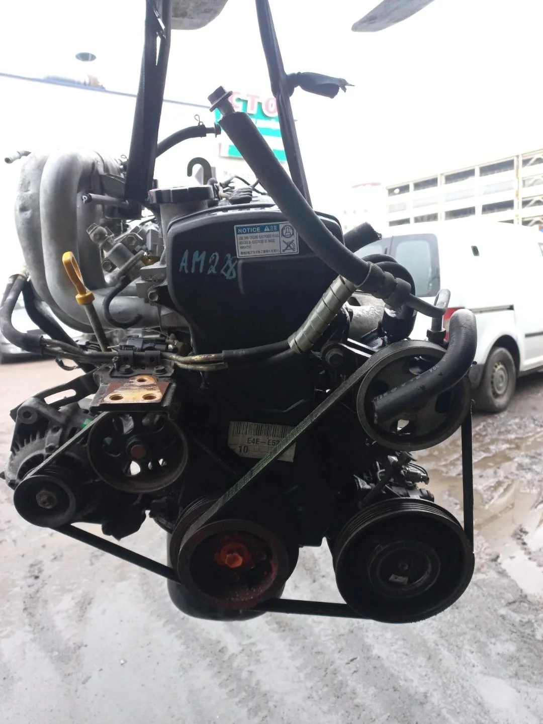 Двигатель 4E-FE Toyota Corolla E110 0.0 0