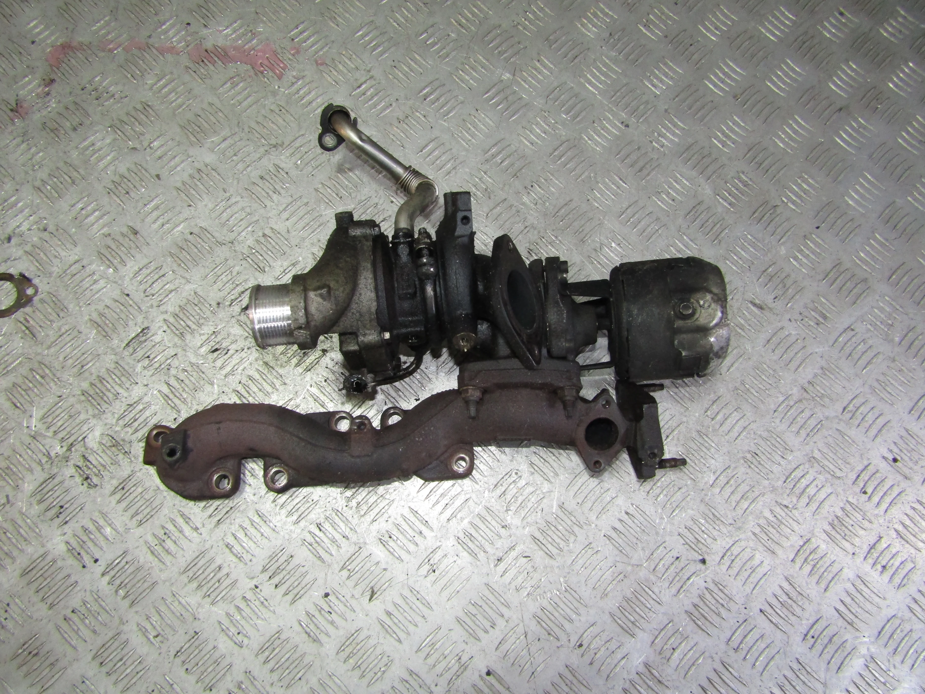 Турбонагнетатель правый JAGUAR XF I рестайлинг (2