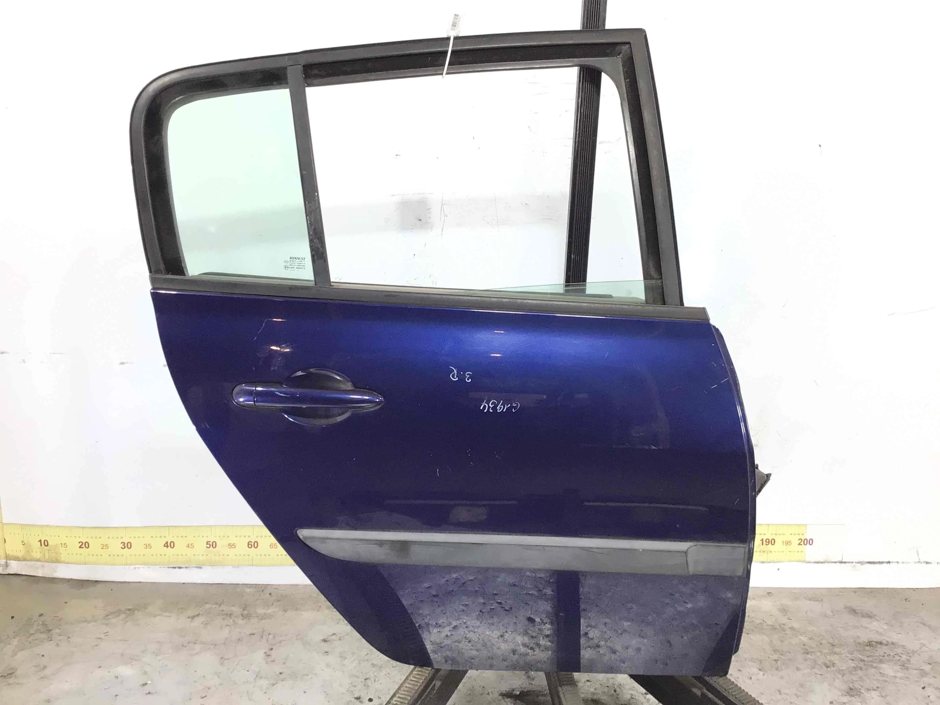 Дверь задняя правая Renault Megane 2 поколение (2002-2006) бензин 1.6 i Механика Х/б