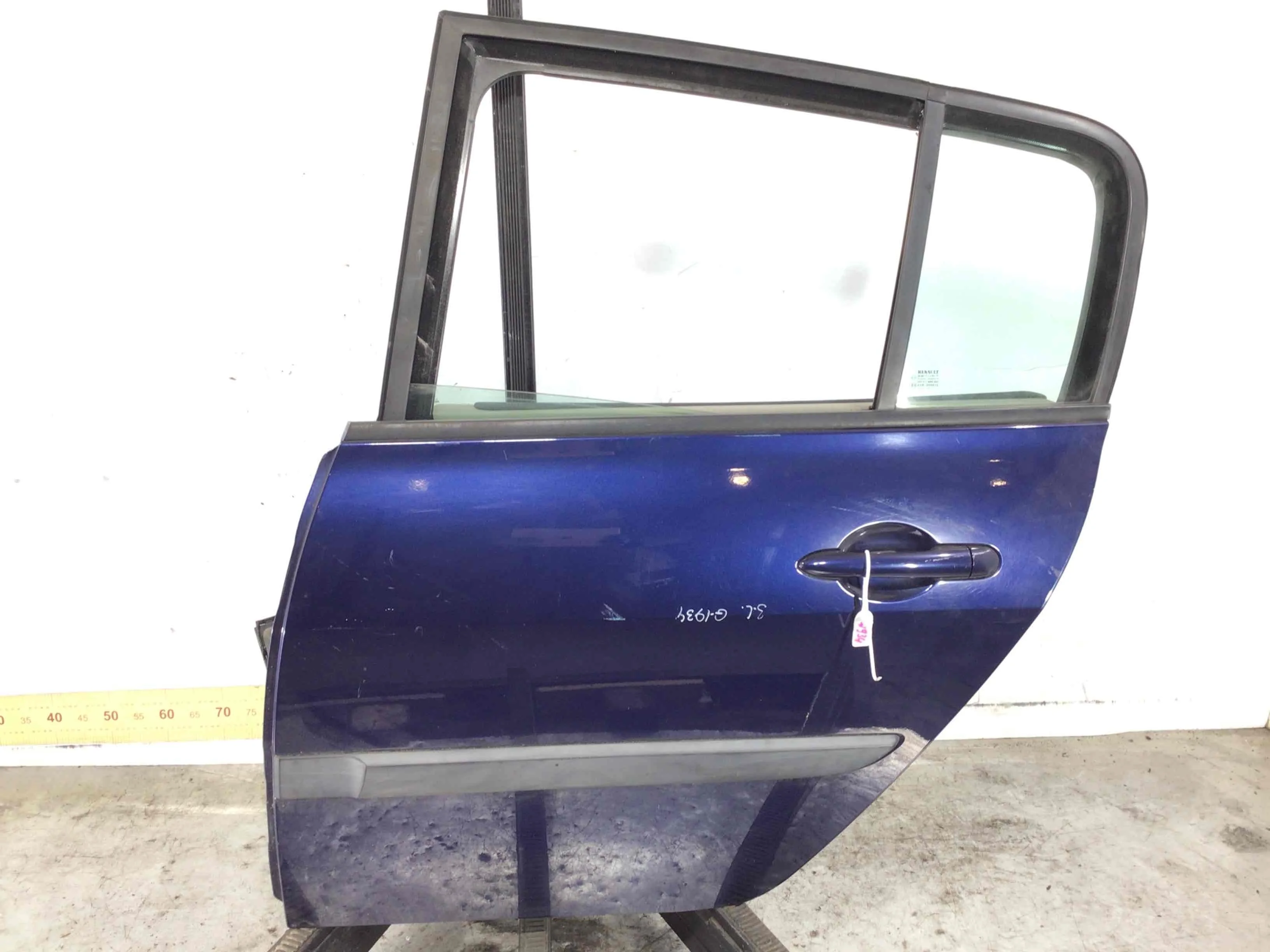 Дверь задняя левая Renault Megane 2 поколение (2002-2006) бензин 1.6 i Механика Х/б