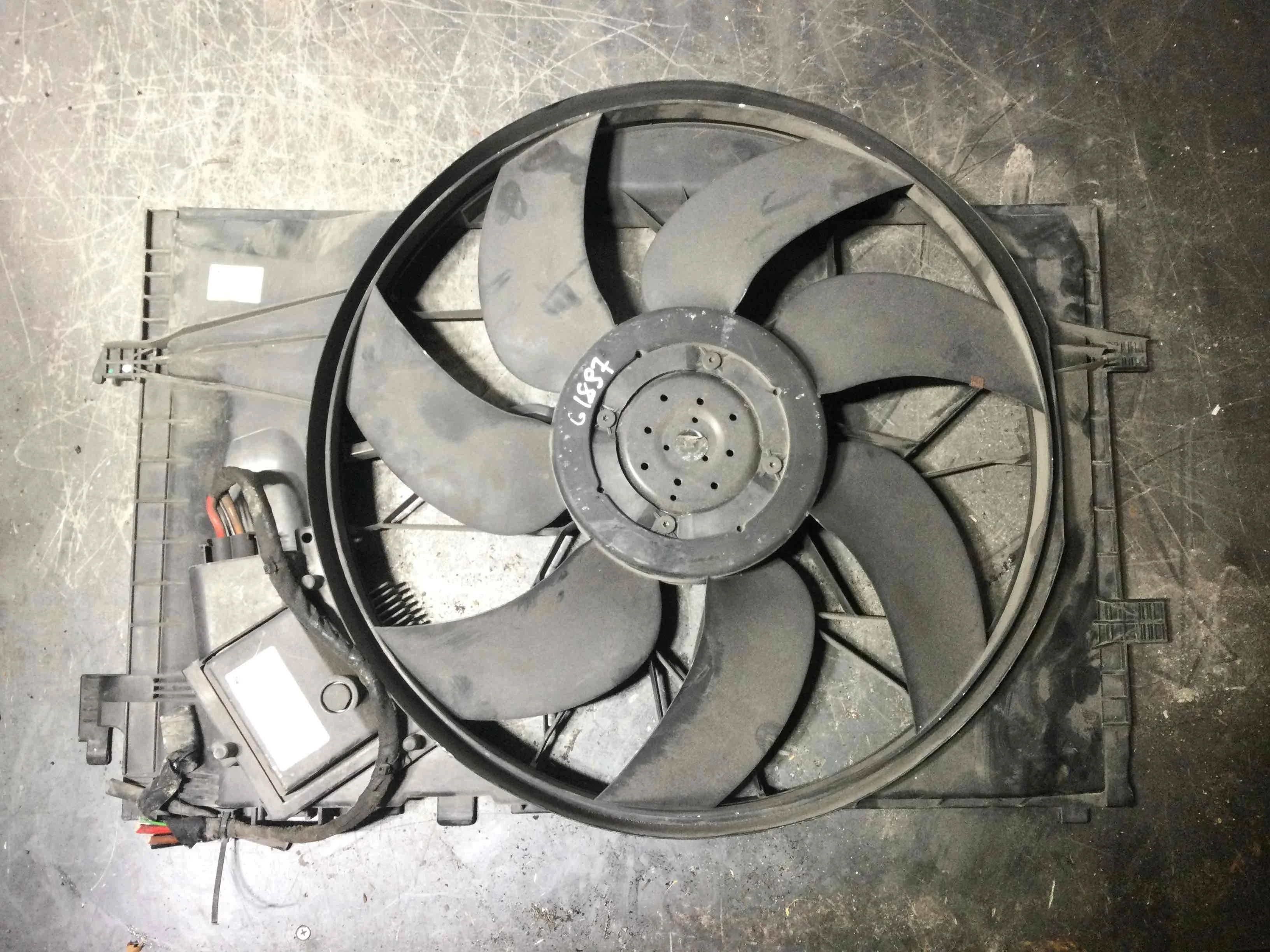 Вентилятор радиатора Mercedes C-klasse W203/S203/CL203 (2000-2004) бензин 2.0 i Механика Купе