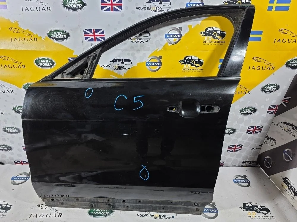 Дверь передняя левая черная Jaguar F-Pace X761 F-Pace I (2016—2020)