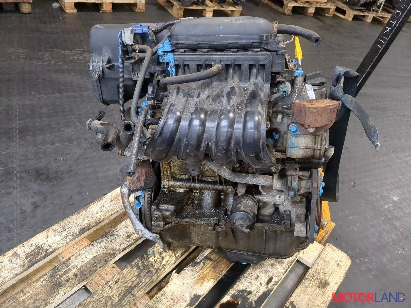 Двигатель (ДВС) Nissan Note E11 2005-2013 КПП 5-ст.мех.(МКПП) CR14DE Бензин 1.4 л Инжектор