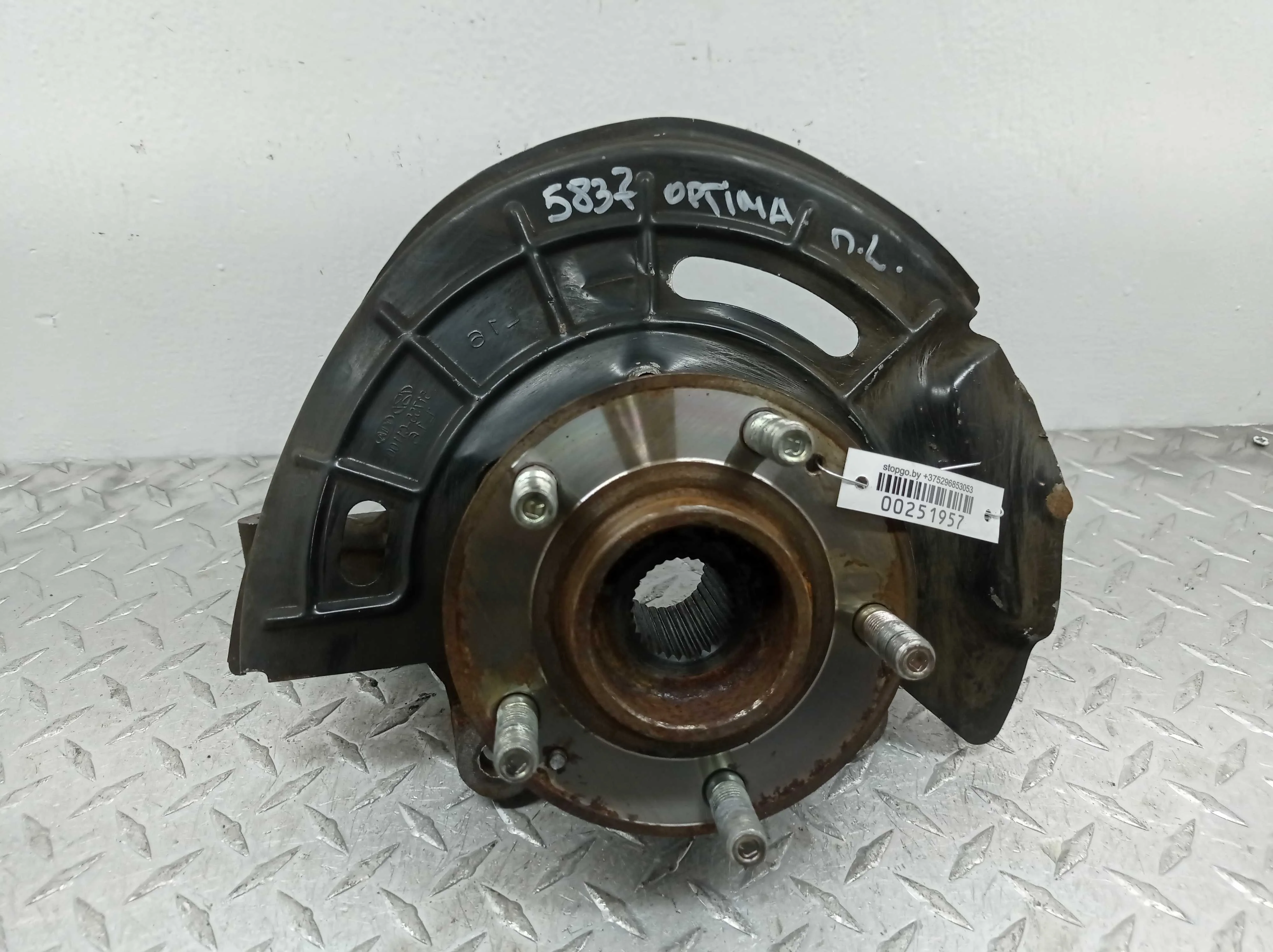 Кулак поворотный левый Kia Optima IV (JF) 2016 - 2020 бензин 2.4 Автомат