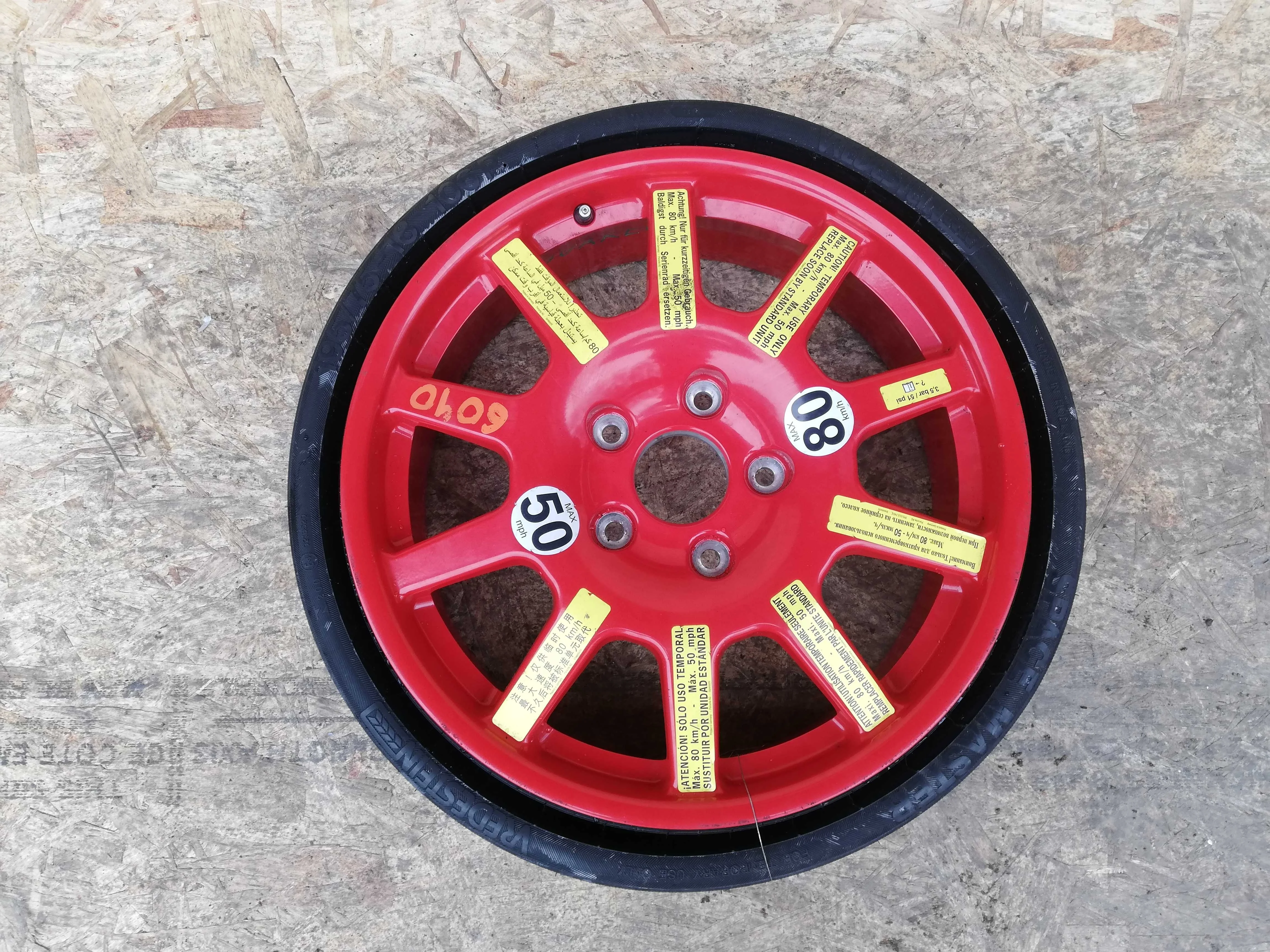 Колесо запасное Volkswagen Touareg II (7P) 2010 - 2014 бензин 3.6 Автомат