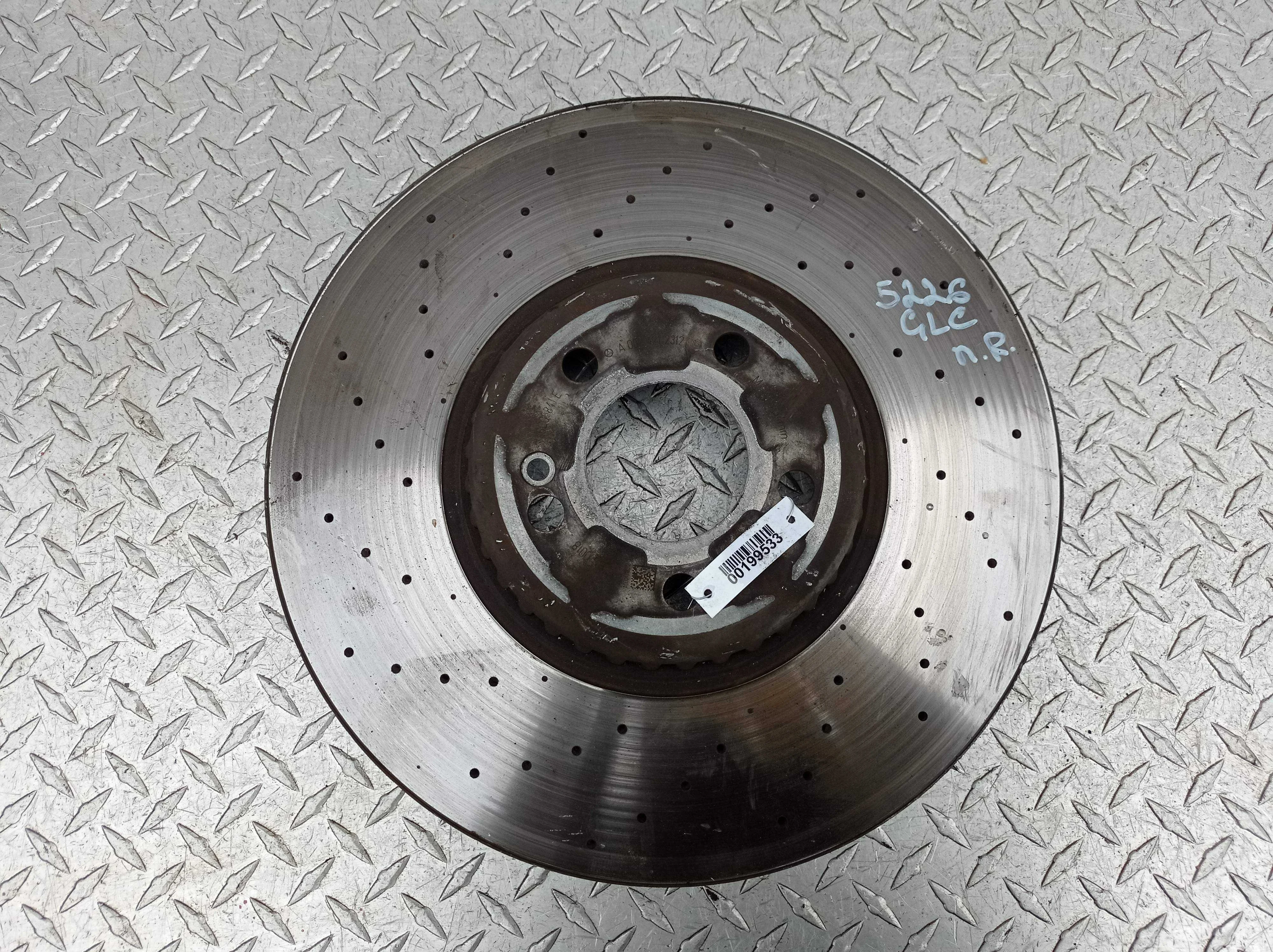 Диск тормозной передний Mercedes GLC (X253) 2015 - 2019 бензин 2.0 Автомат