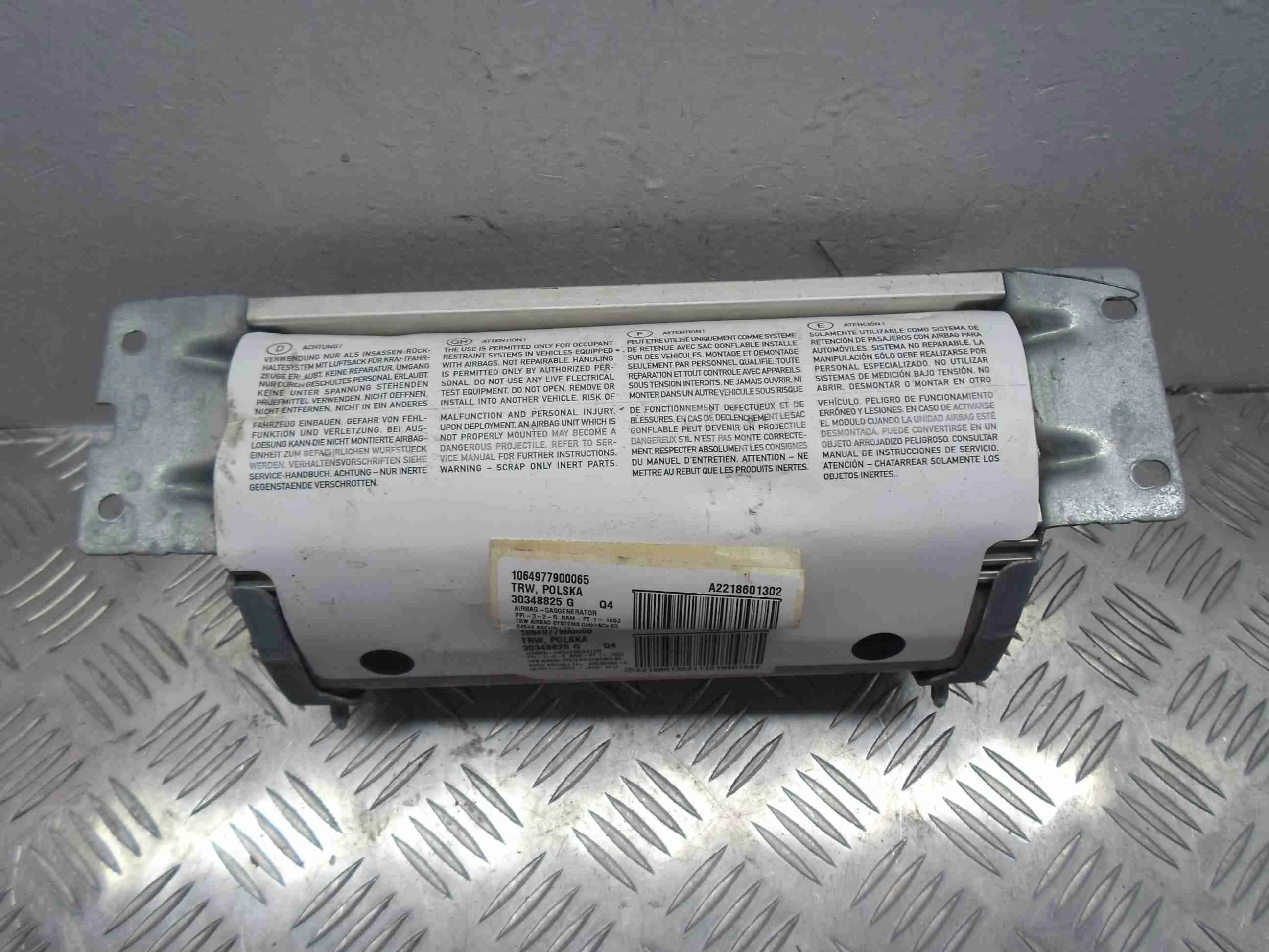 Подушка безопасности пассажира Mercedes S-klasse (W221) Рестайлинг 2009 - 2013 бензин 5.5 Автомат