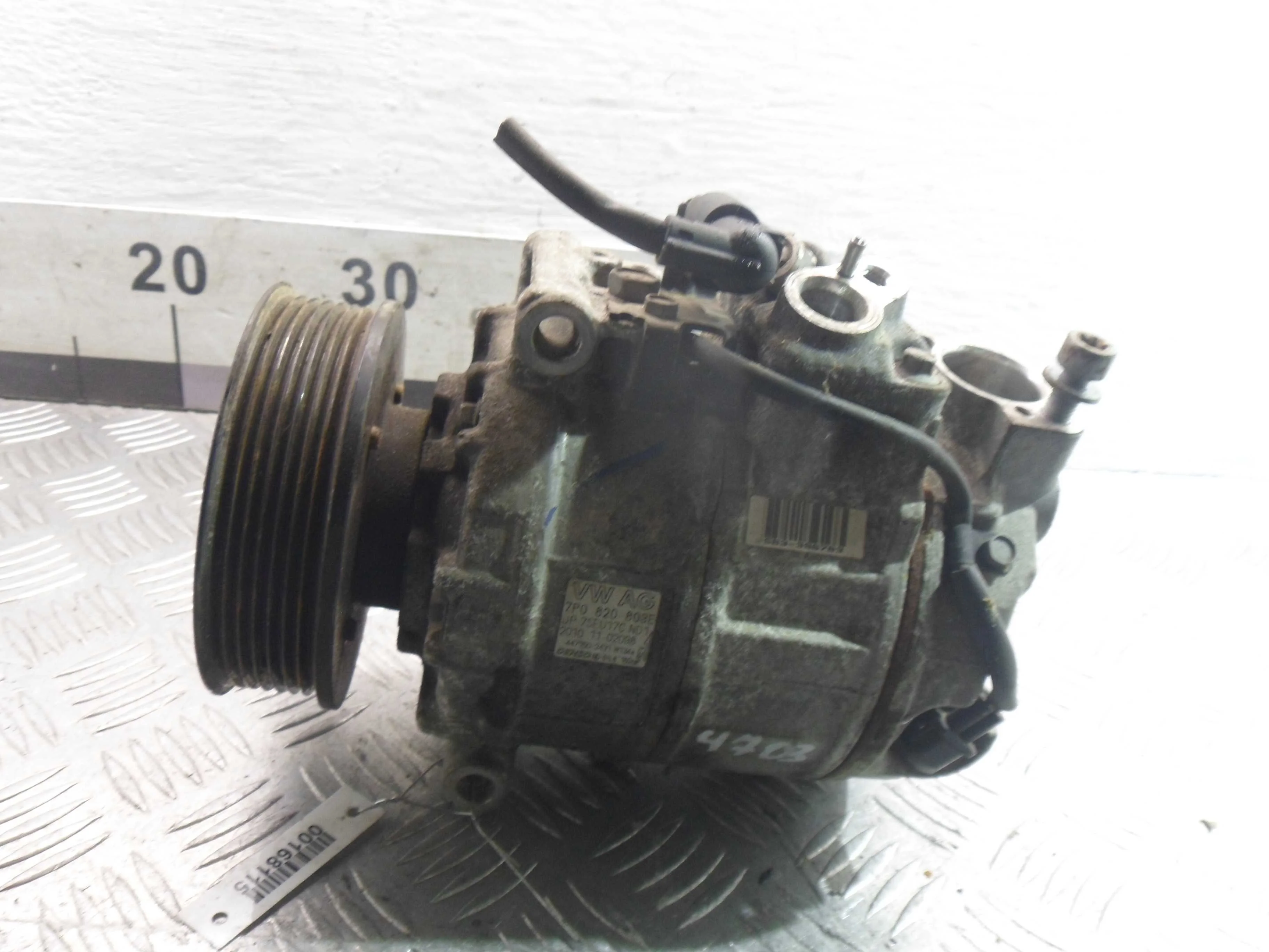 Компрессор кондиционера Volkswagen Touareg II (7P) 2010 - 2014 бензин 3.6 Автомат