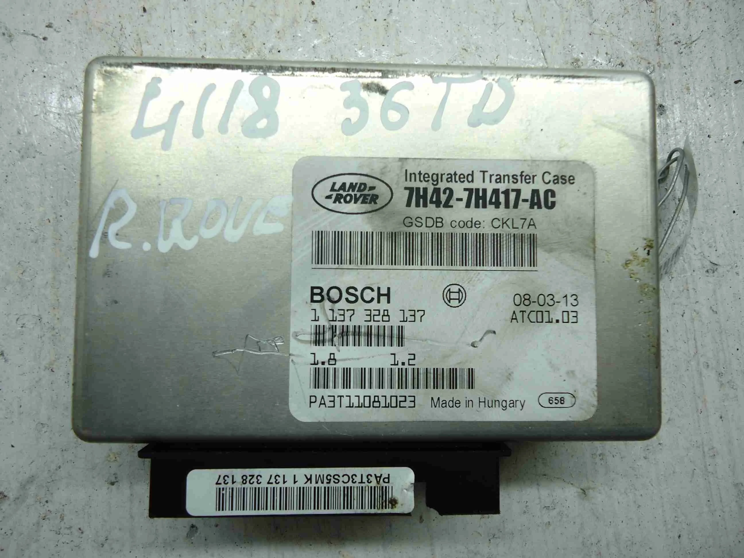 Блок управления раздаткой Land Rover Range Rover III (LM,L322) Рестайлинг 2005 - 2009 дизель 3.6 Автомат