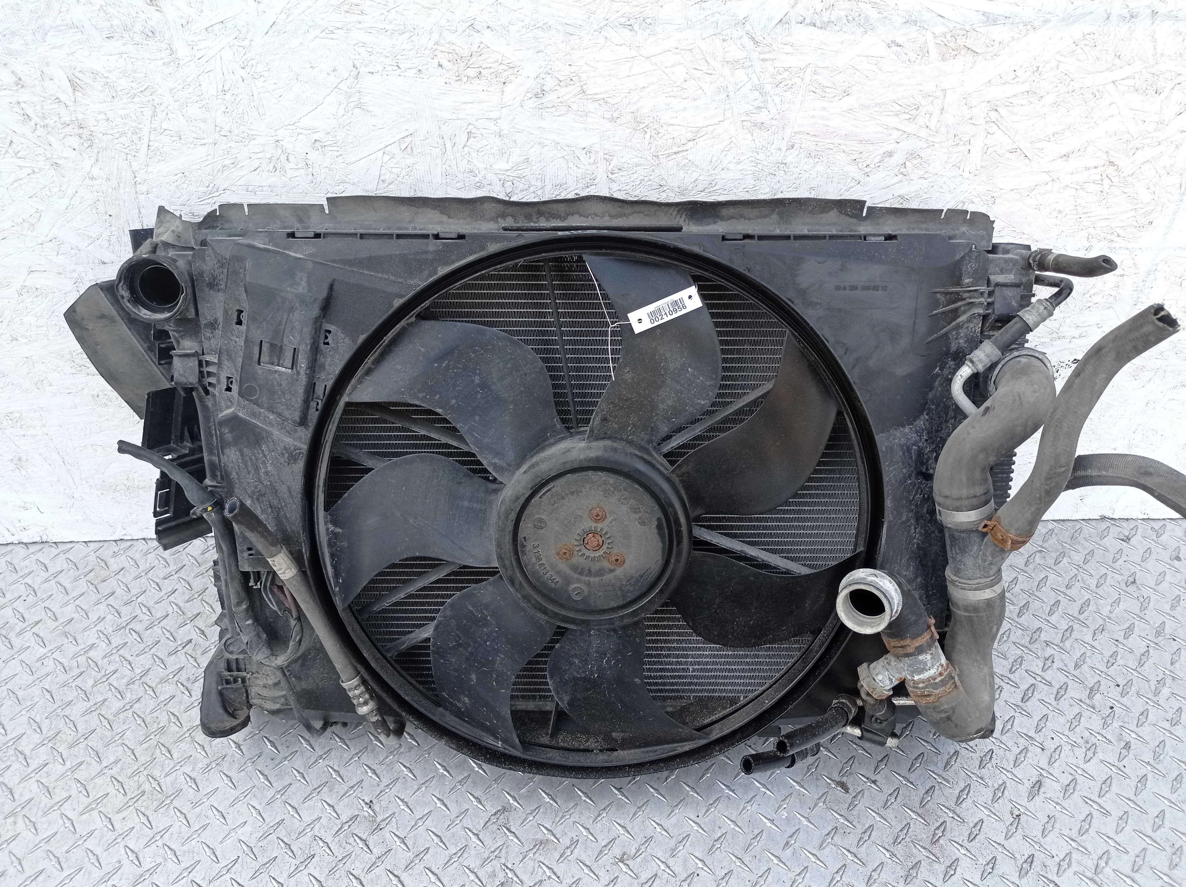 Кассета радиаторов Mercedes GLK (X204) Рестайлинг 2012 - 2015 дизель 2.2 Автомат