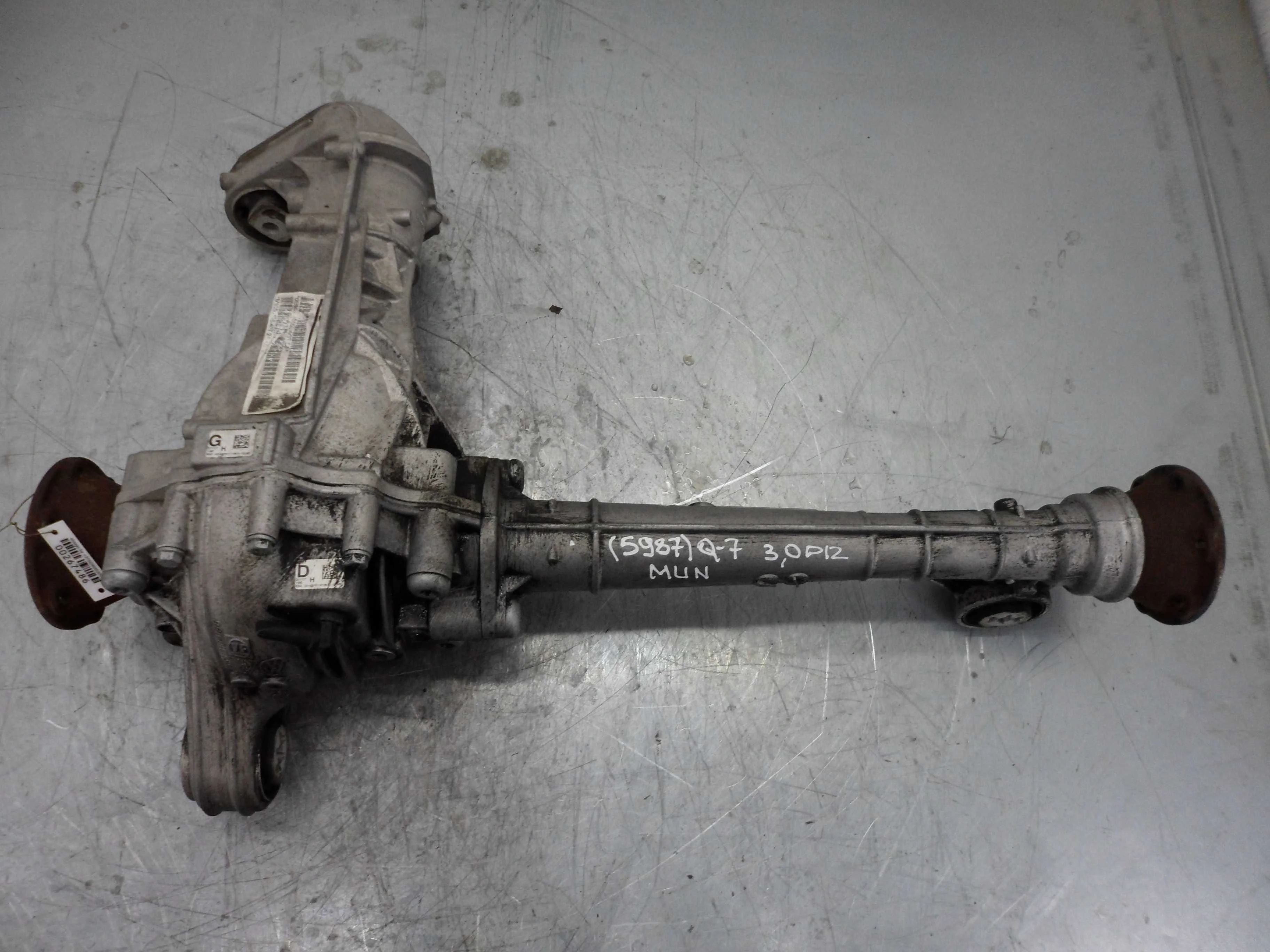 Редуктор передний Audi Q7 (4LB) рестайлинг 2009 - 2015 дизель 3.0 Автомат