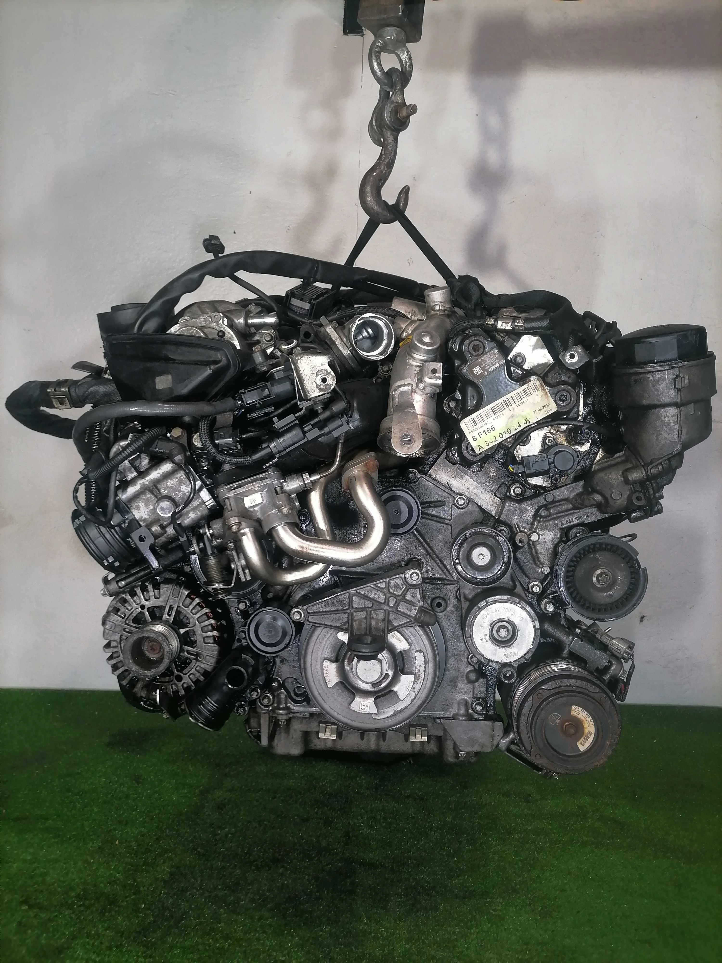 Двигатель Mercedes M-klasse (W166) 2011 - 2015 дизель 3.5 Автомат