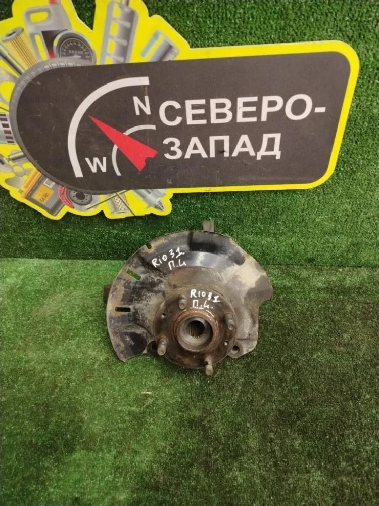 Кулак поворотный Kia Rio 2015 517150U001 QB G4FC, передний левый