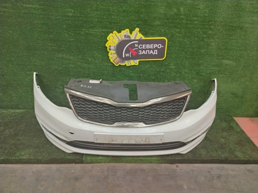 Бампер Kia Rio 2015 865114Y500 QB G4FC, передний