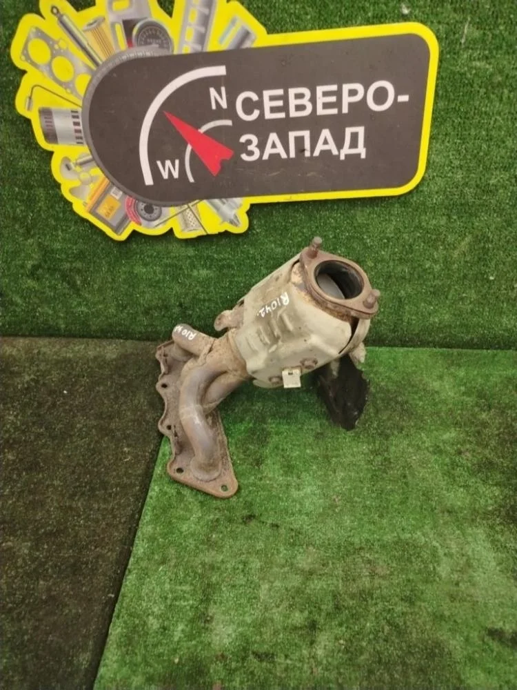 Коллектор выпускной с катализатором Kia Rio 2021 285002BSB2 FB G4FG