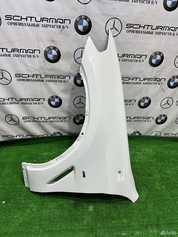 Крыло левое bmw x4 g02 цвeт: 300 alpinweiss