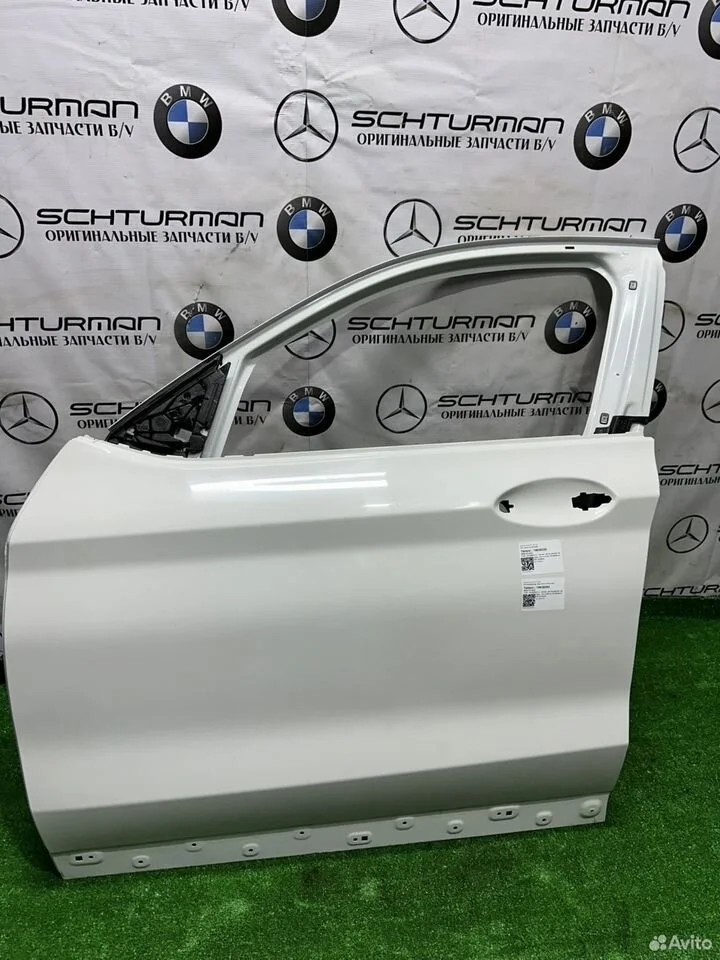 Дверь передняя левая bmw x4 g02 цвeт: 300 - alpinw