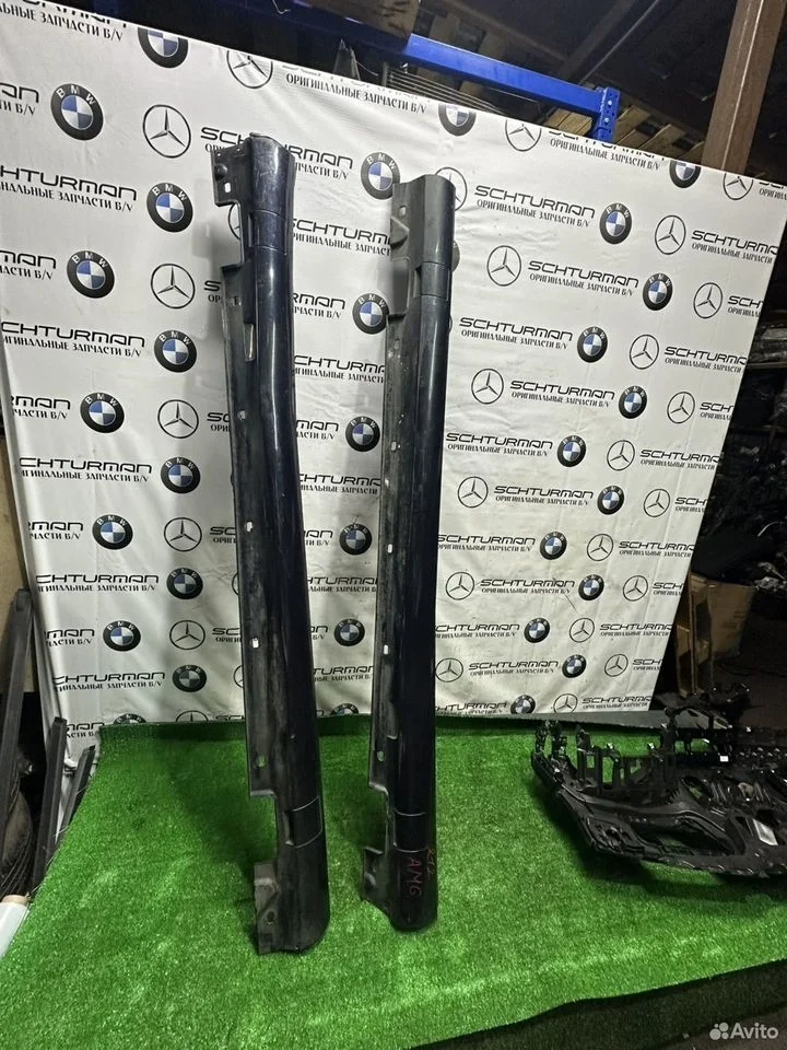 Накладка порога amg mercedes w212