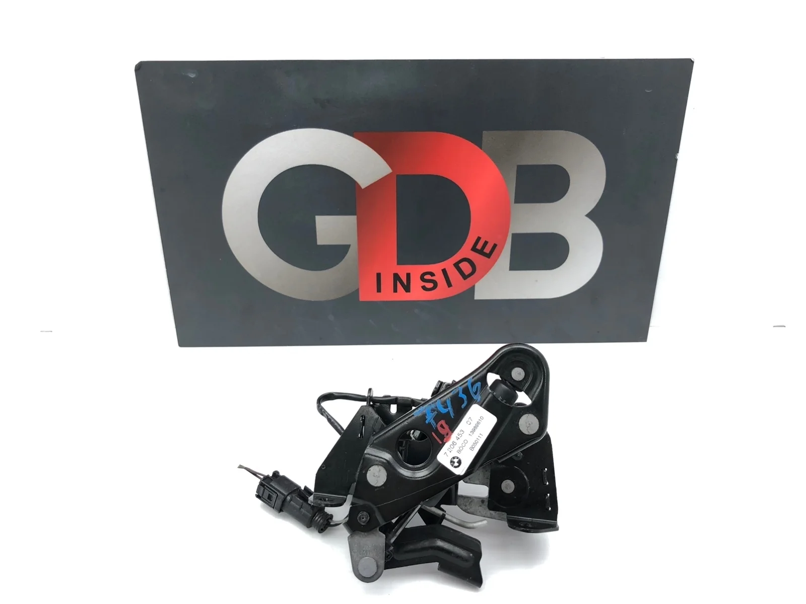 Замок капота Bmw 5 Series 2011 51237206453 F11 N52B25A, передний левый