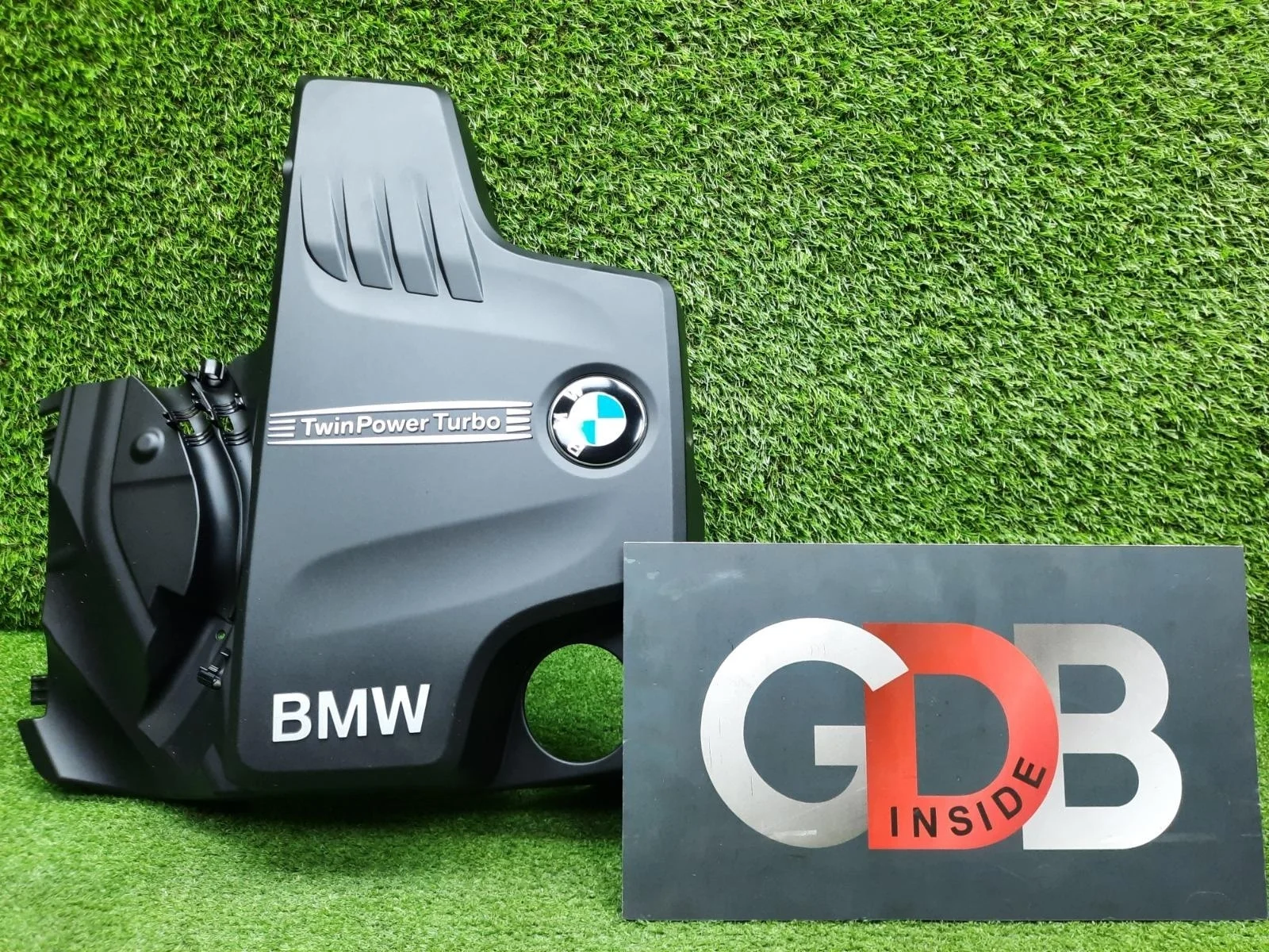 Декоративная накладка ДВС BMW X1 2012 11127589053 E84 N20B20A, передняя