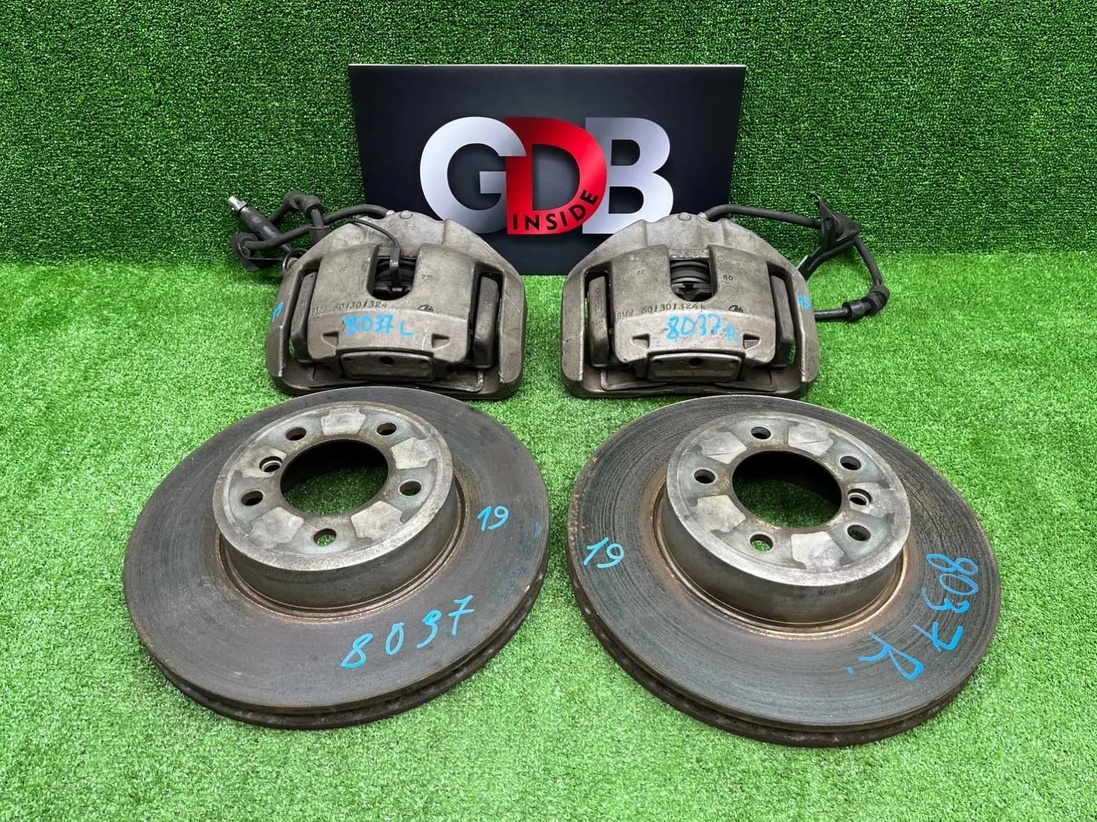 Комплект суппортов с дисками BMW 5 series 23.10.2006 34116753659 E61 N52B25A, передний