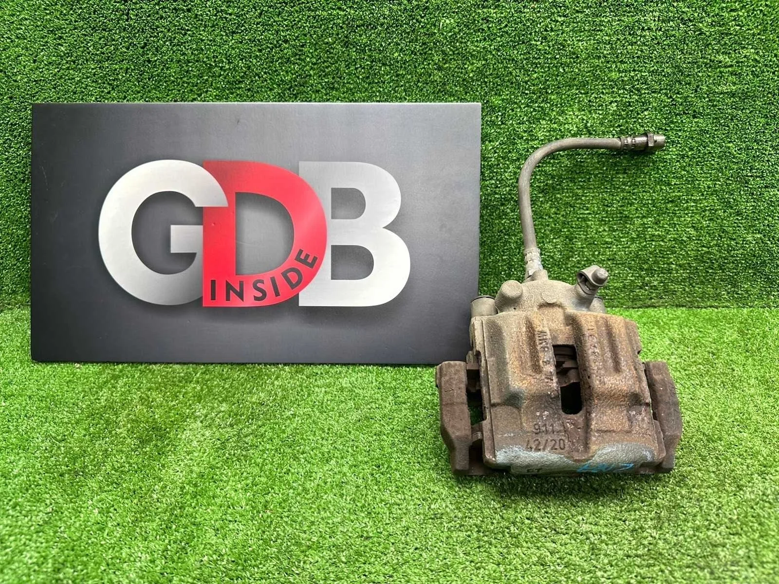 Суппорт BMW X1 2012 34216768697 E84 N20B20A, задний левый