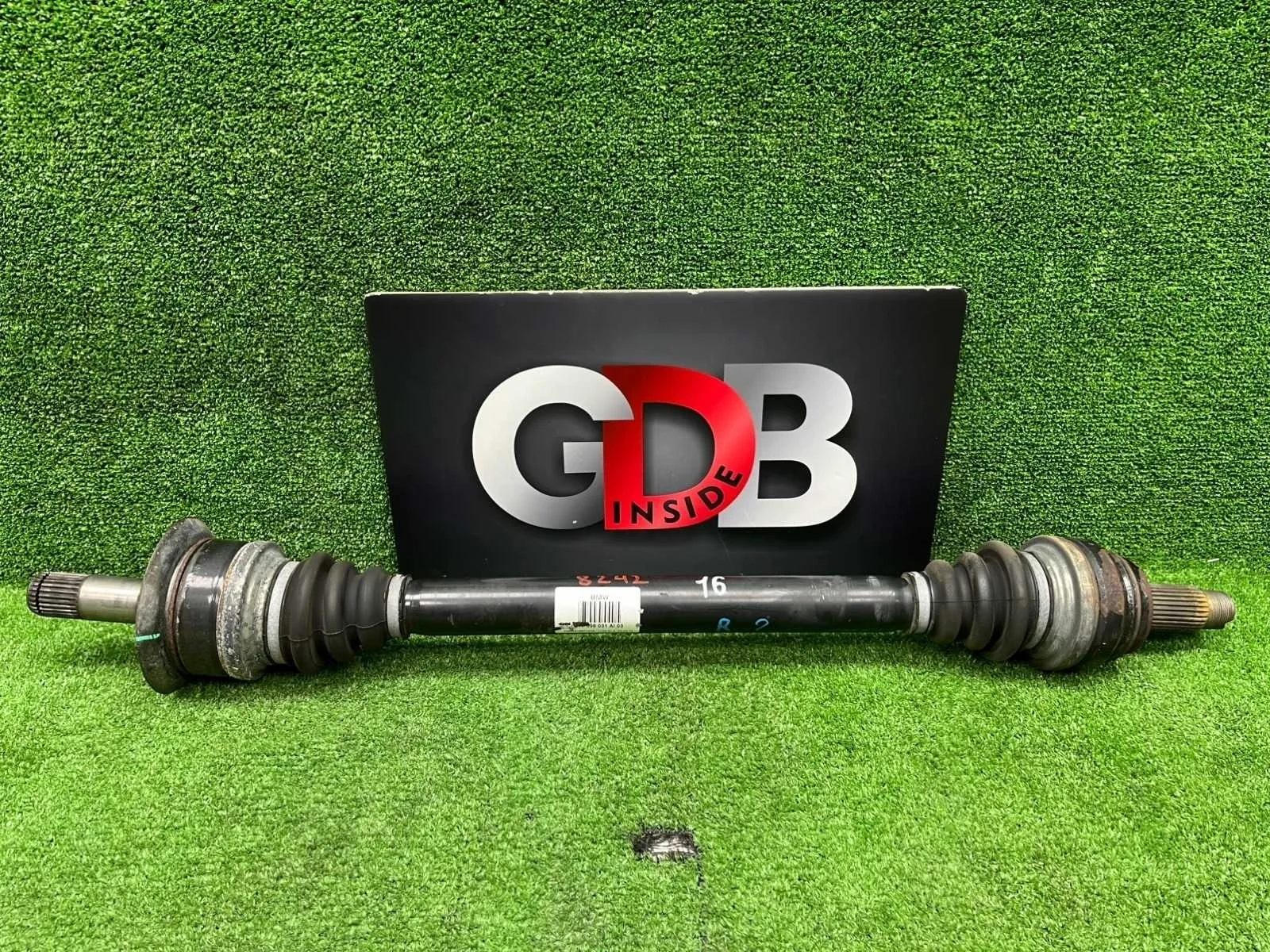 Привод BMW X3 2012 33207598031 F25 N55B30A, задний левый