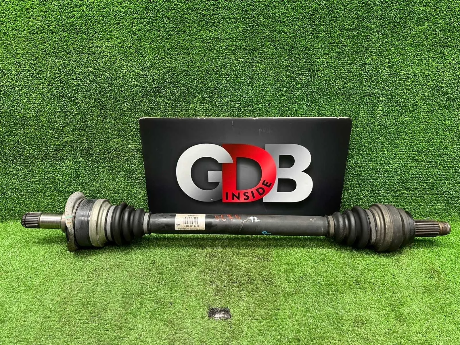 Привод BMW X3 2011 33207598031 F25 N55B30A, задний левый