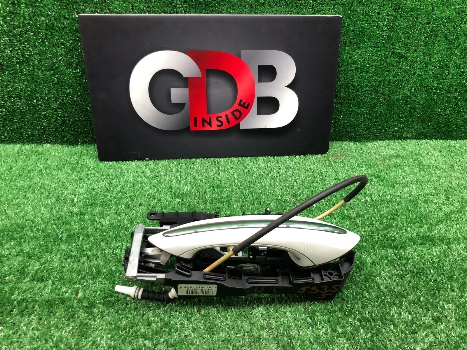 Ручка двери BMW 5 series 2013 51217231934 F10 N55B30A, задняя правая