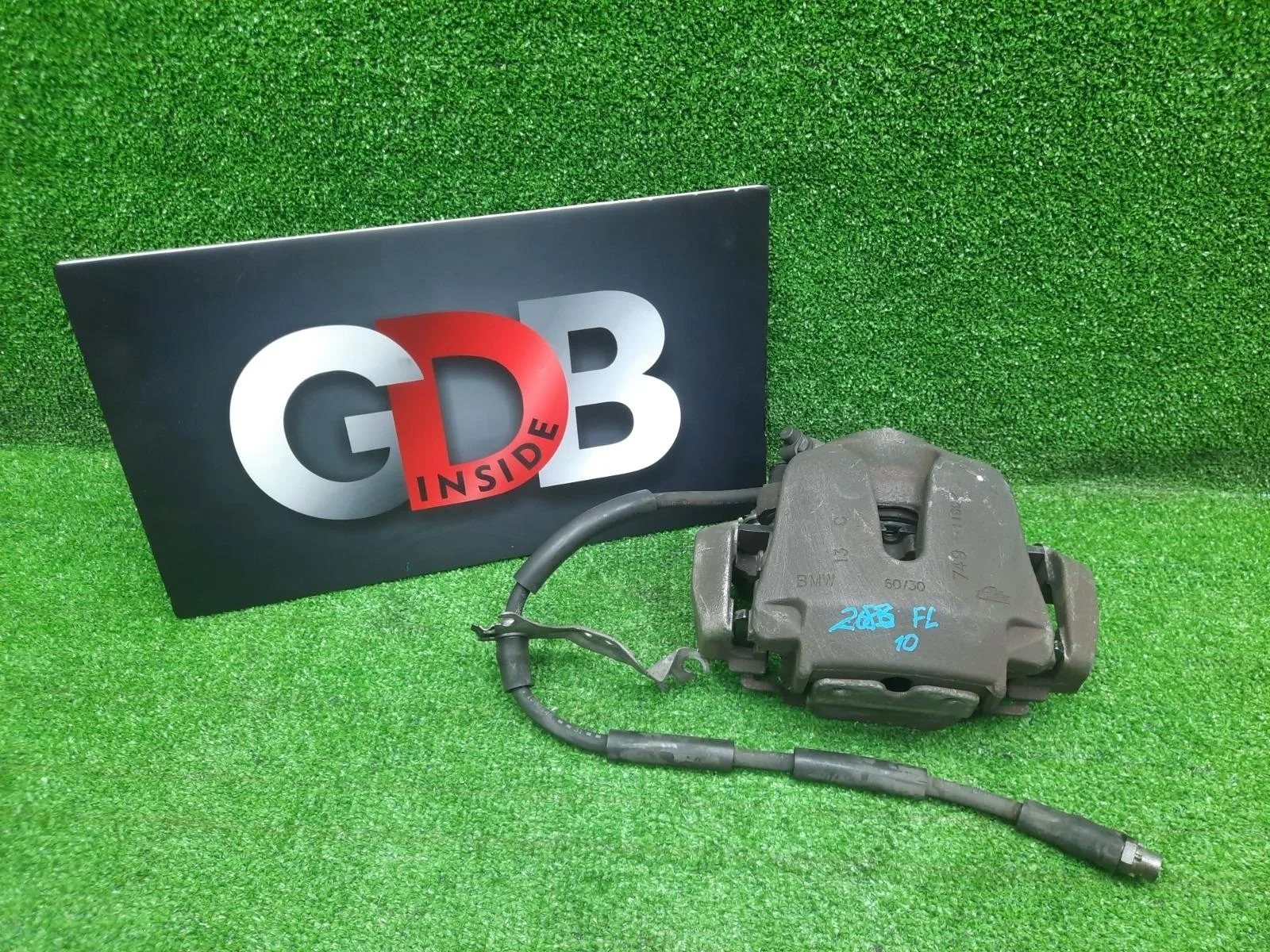 Суппорт BMW X5 23.09.2011 34116776783 E70 N55B30A, передний левый