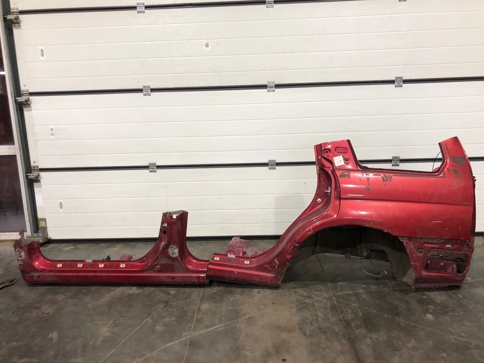 Крыло заднее с порогом Subaru Forester 51472SC0709P SG5, заднее левое