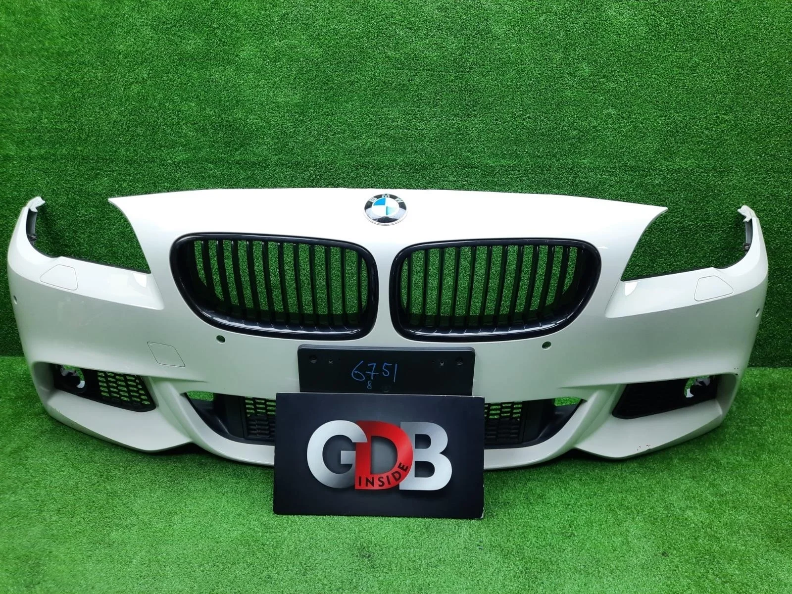 Бампер BMW 5 series 2012 51118048668 F11 N20B20B, передний