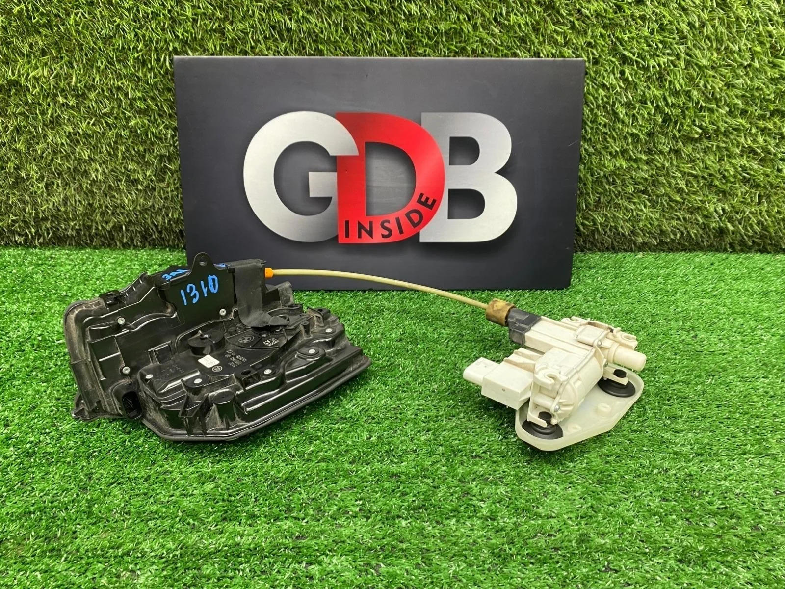 Замок двери Bmw X5 22.10.2013 51227281953 F15 N57D30A, задний левый