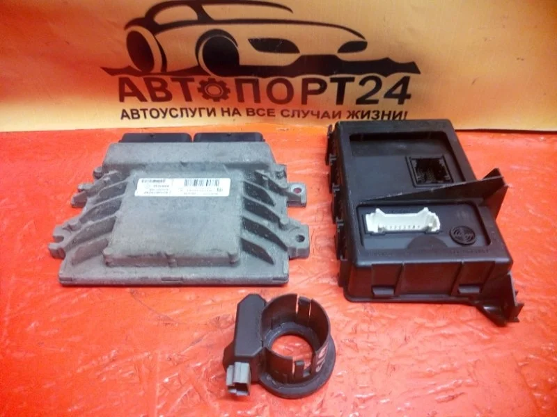 Блок управления двигателем ( комплект) RENAULT SYMBOL 2008-2016 8200673240 LU01 K4J 700