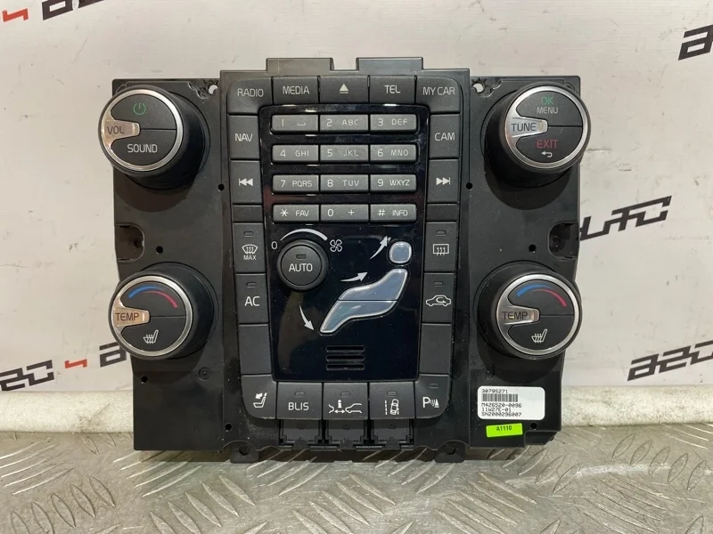 Блок управления климат-контролем Volvo S60 2012 30795271 2
