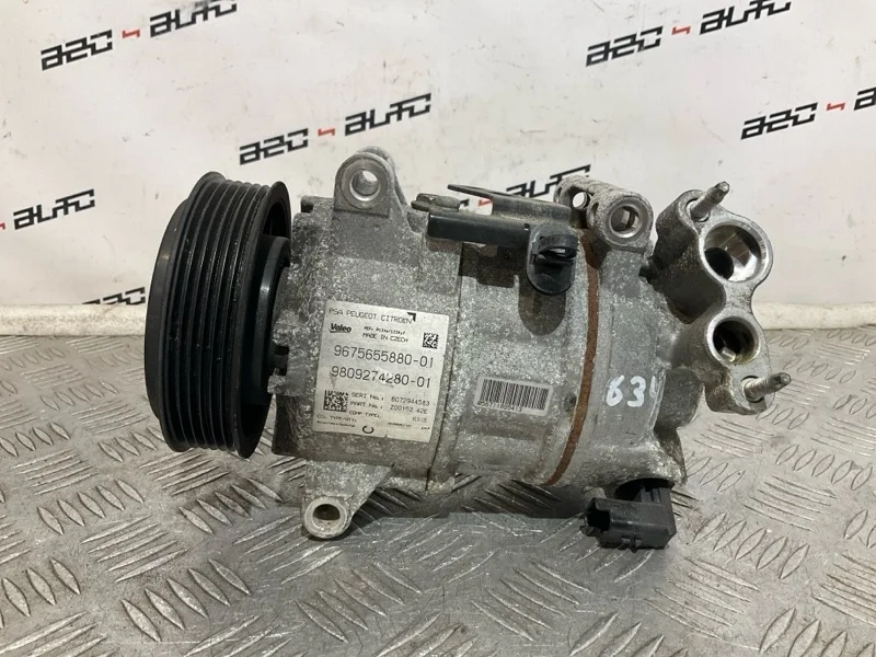 Компрессор кондиционера Peugeot 308 2016 9675655880 2 1.6