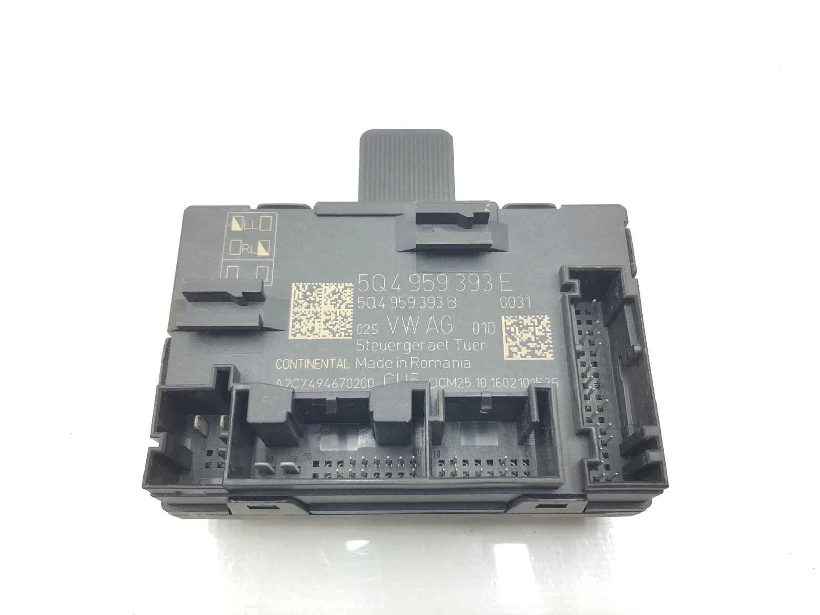 Блок комфорта двери Skoda Octavia 2016 5Q4959393E A7 (5E) 1.8 CJSA, передний левый