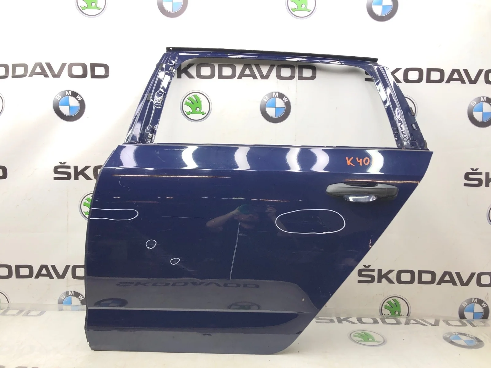 Дверь Skoda Octavia 2015 5E9833055C A7 (5E) 1.2 CJZA, задняя левая