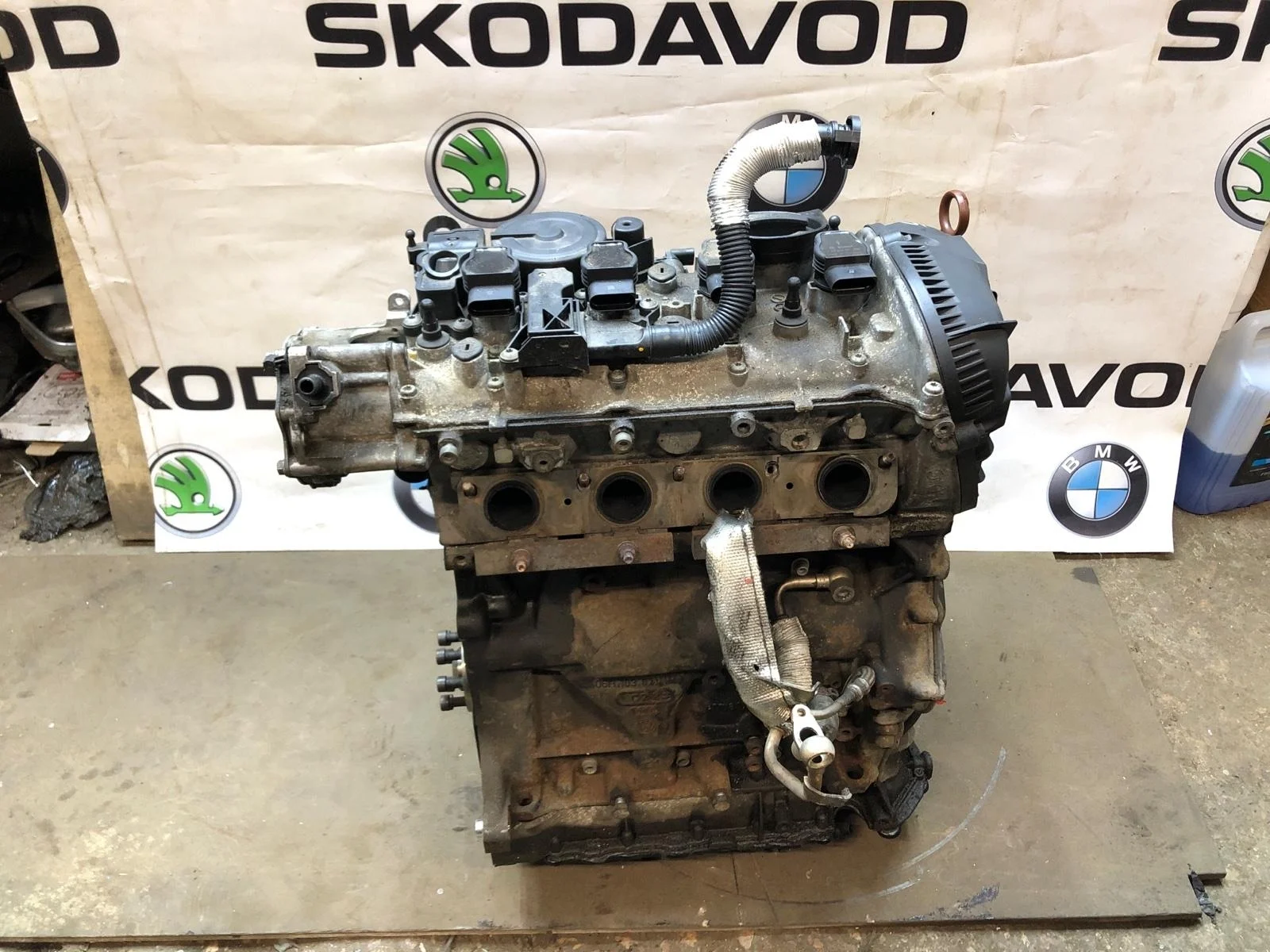 Двигатель Skoda Octavia 2012 06H103021L A5 (1Z) 1.8 CDAB