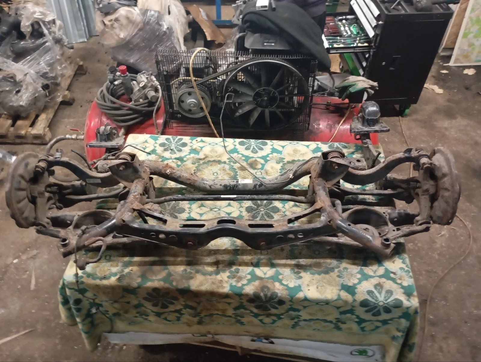 Подрамник Skoda Octavia RS 2013 5Q0505315H A7 (5E) 2.0 CUPA, задний