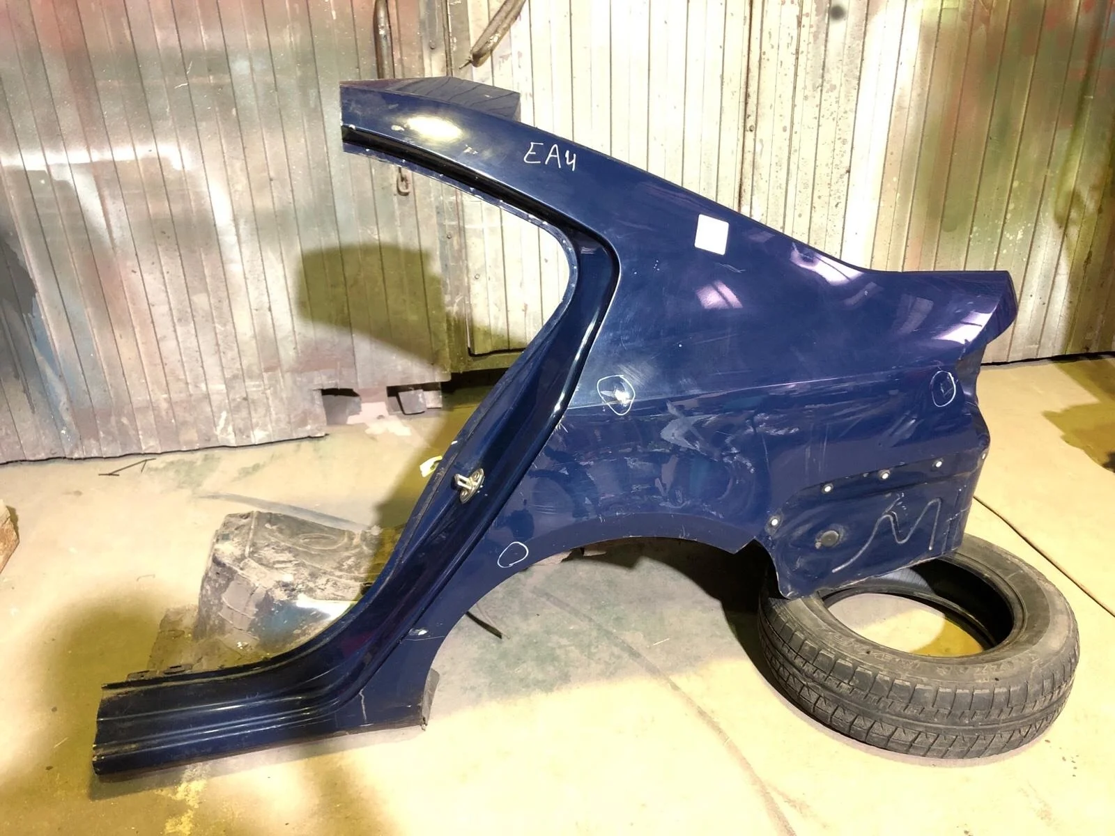 Четверть (крыло) Skoda Octavia 2014 5E5809601D A7 (5E), задний левый