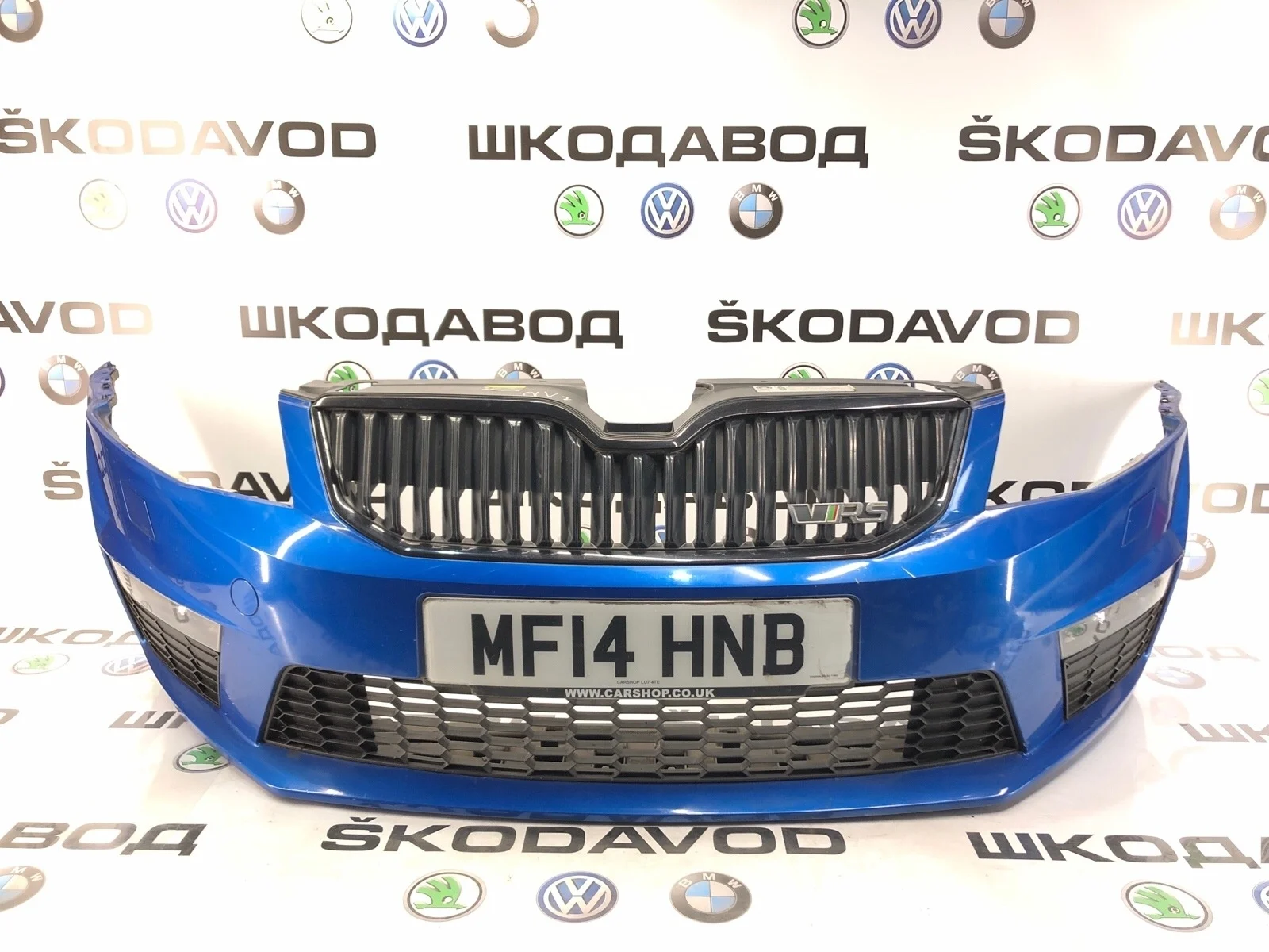 Бампер Skoda Octavia RS 2014 5E0807217F A7 (5E), передний