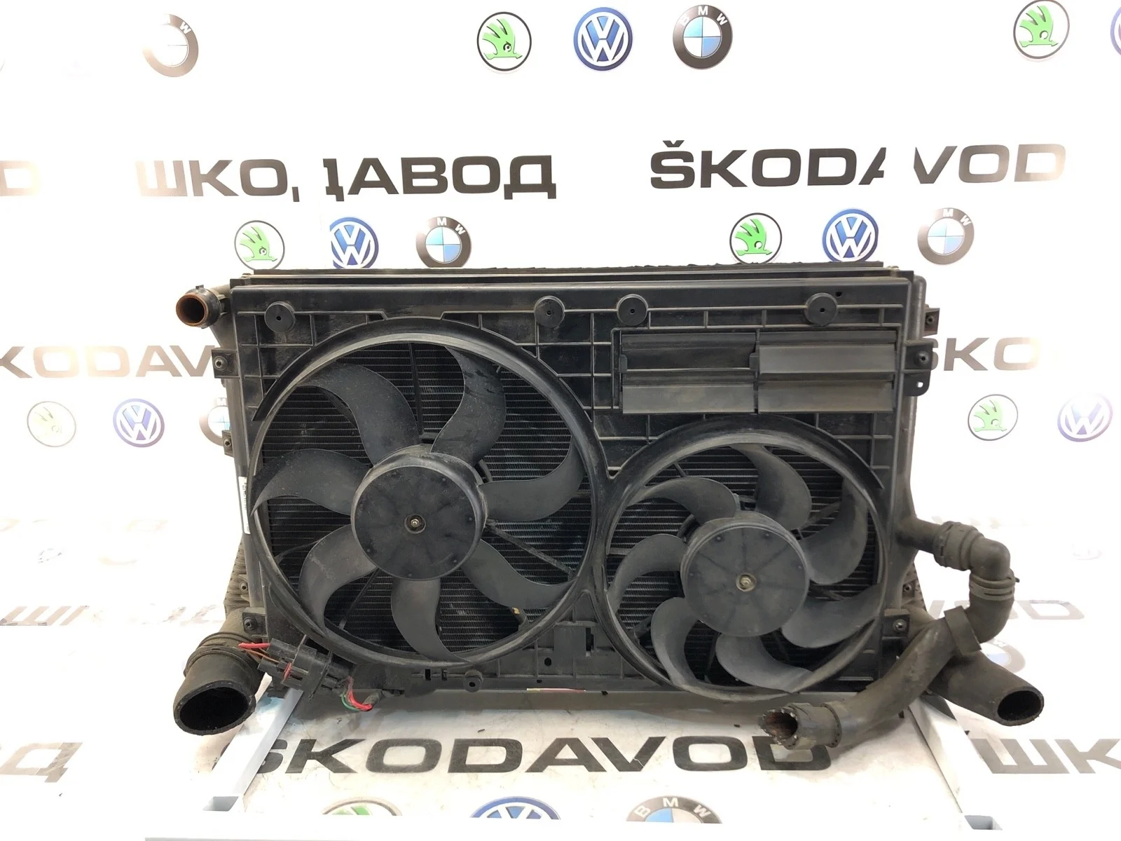 Кассета радиаторов в сборе Volkswagen Passat 2013 1K0121251DM B7 (NMS) АМЕРИКА 2.0 CFFB