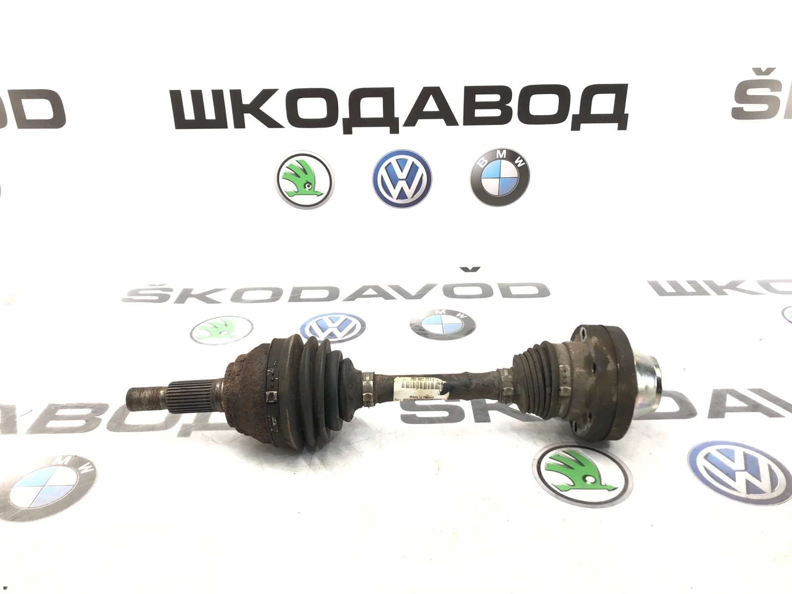 Привод Volkswagen Touareg 2007 7L0407271E 1 GP РЕСТАЙЛИНГ 3.0 BKS, передний левый
