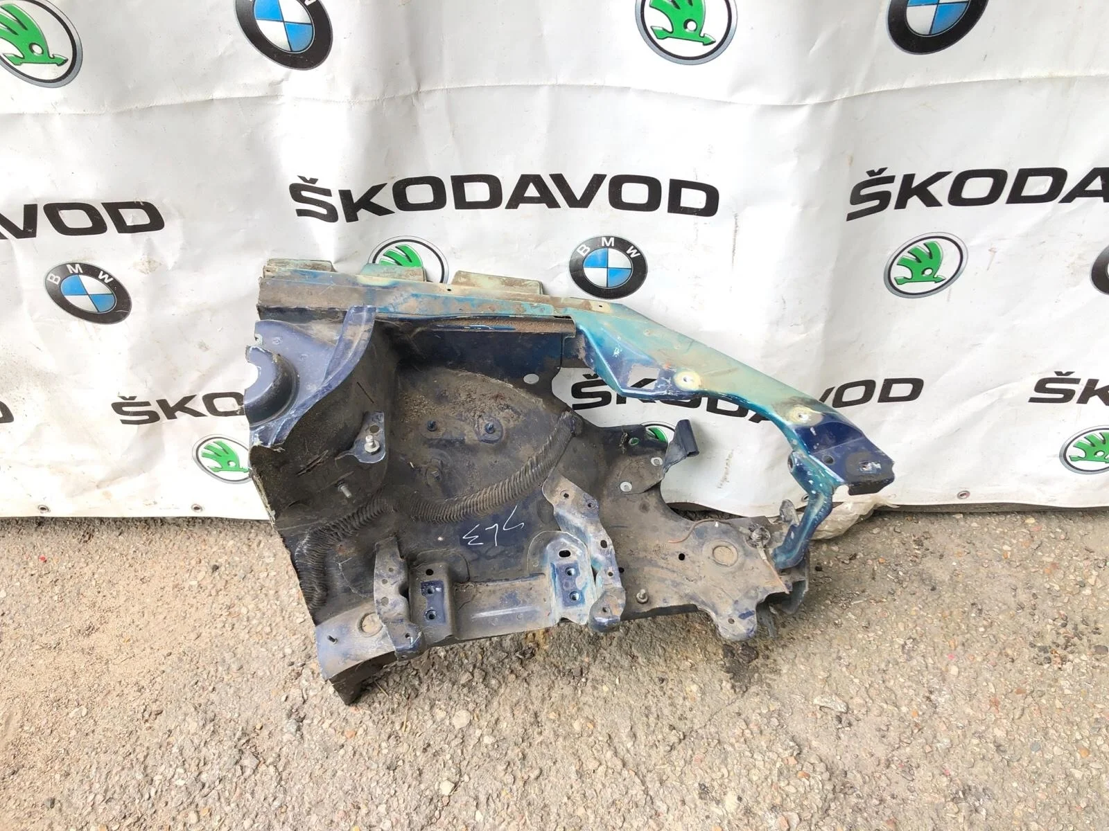 Лонжерон Skoda Octavia 2011 1Z0810365A A5 (1Z) 1.4 CAXA, передний левый