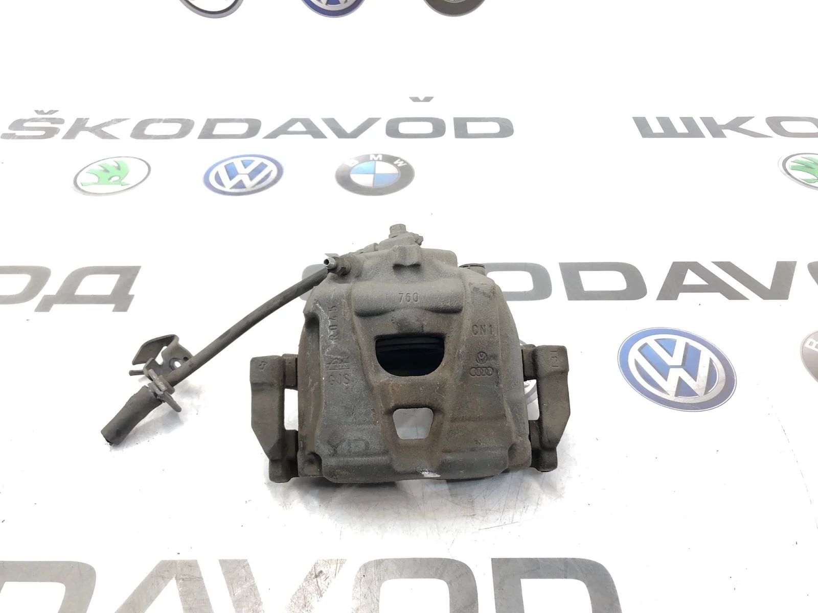 Суппорт тормозной Volkswagen Passat 2013 5N0615123 B7 (NMS) АМЕРИКА 2.0 CFFB, передний правый