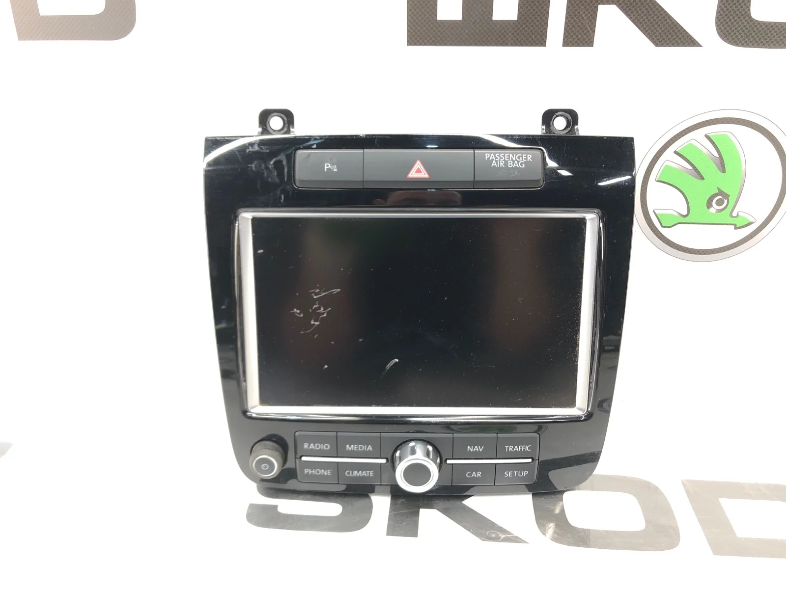 Экран магнитолы Volkswagen Touareg 2014 7P6919603 2 NF 3.0 CJMA