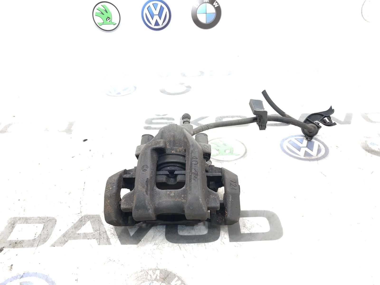 Суппорт тормозной Mercedes-Benz ML 2009 A1644232698 W164 3.0 OM642.940, задний левый