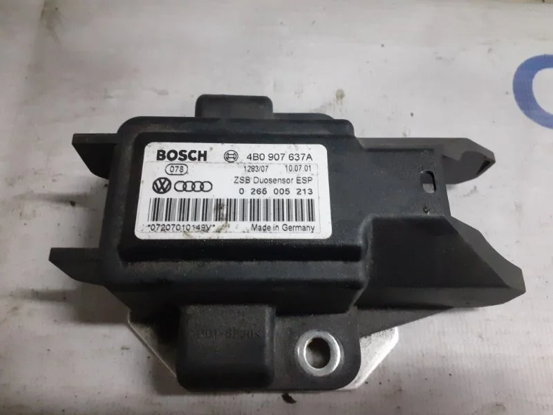 Датчик ускорения AUDI ALLROAD 2000-2005 4B0907637A C5 2.7T