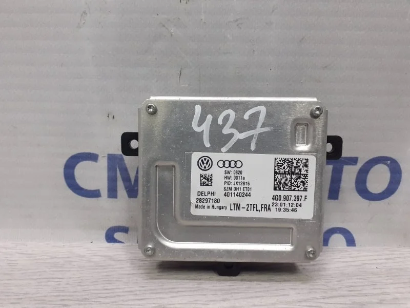 Блок управления фарой Audi A7 2012 4G0907397F C7 3.0 CGW